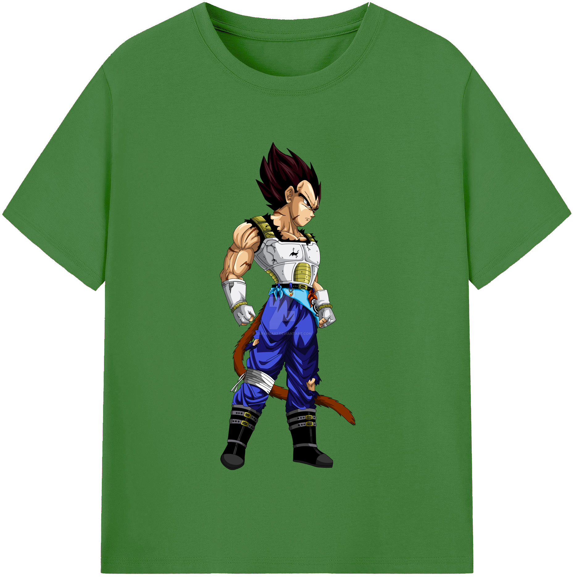 （画像用） ドラゴンボール ベジータ四世（Bejīta Yonsei）DRAGON BALL Vegeta IV レディースカジュアルプリントTシャツ（綿100％）